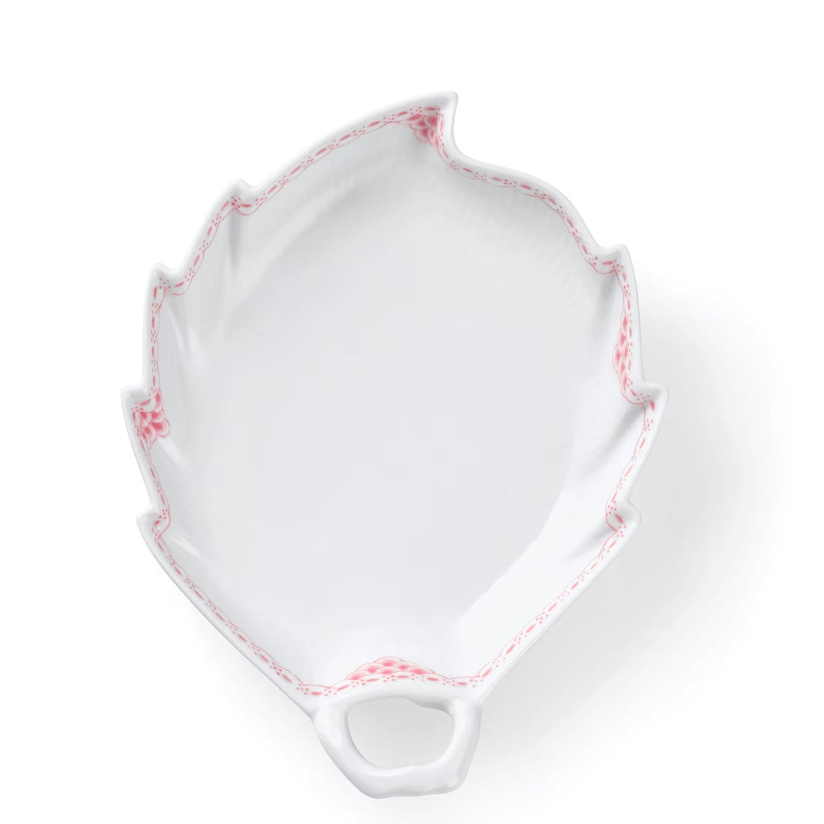 Coral Lace Dish, Leaf Shaped, 9