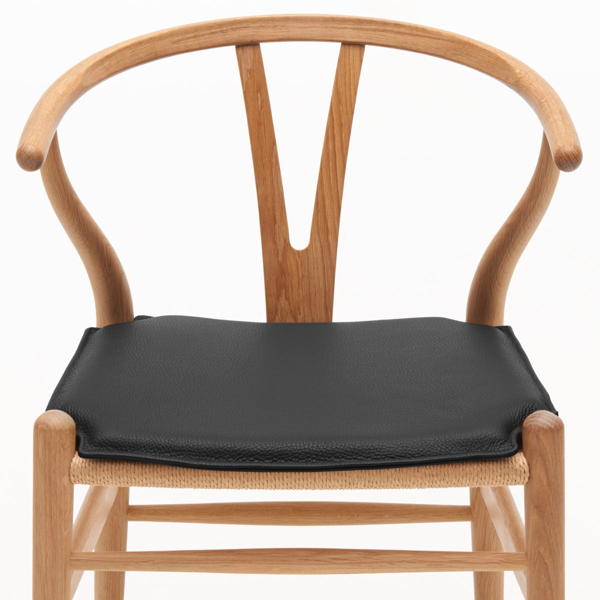 Carl Hansen & Son Leather Seat Cushion for CH24 Wishbone Chair by Hans  Wegner