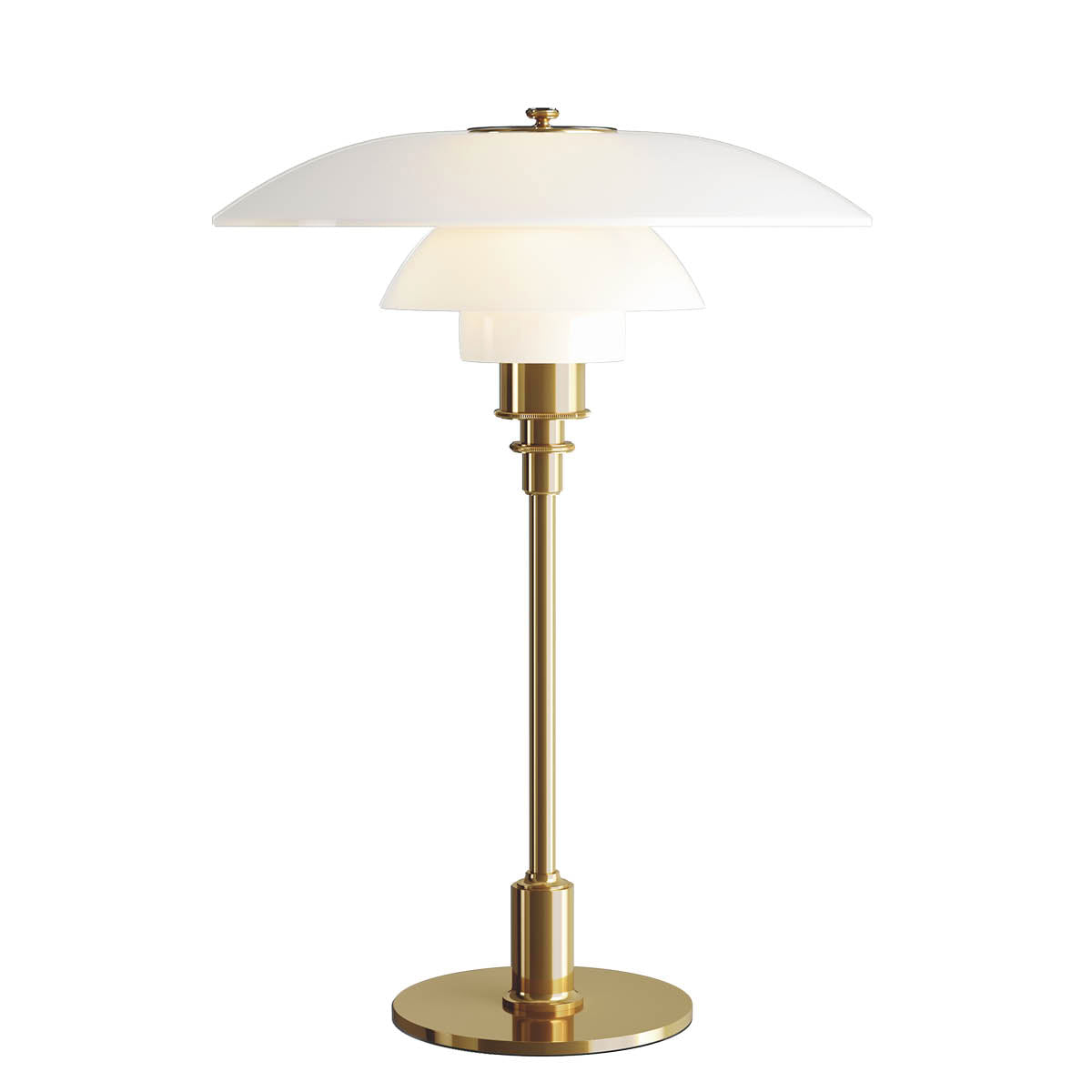 Lampe de table PH 3/2 Louis Poulsen - or métal